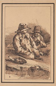Rustikke figurer: To gutter av Thomas Barker