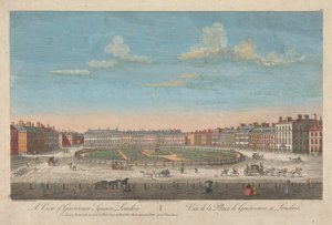 Utsikt over Grosvenor Square, London