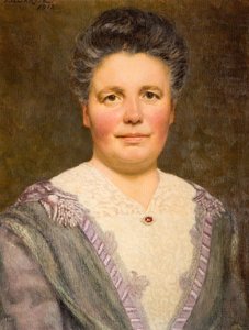 Portrett av Geraldine Cadbury Nee Southall, 1912. av Thomas Bowman Garvie