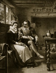 Shakespeares frieri, illustrasjon fra 'Hutchinson's Story of the British Nation', ca. 1923