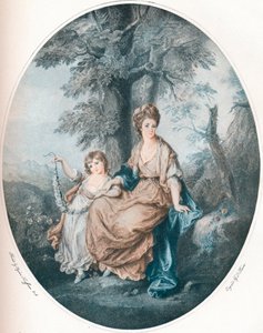 Lady Rushout og hennes datter, 1784, 1902