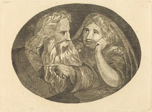 Lear og Cordelia av Thomas Butts, Jr. after William Blake