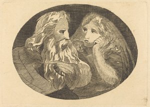 Lear og Cordelia av Thomas Butts, Jr. after William Blake