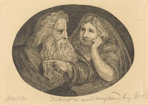 Lear og Cordelia av Thomas Butts, Jr. after William Blake