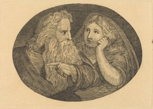 Lear og Cordelia av Thomas Butts, Jr. after William Blake