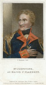 Mr Johnstone som major OFlaherty, 1818.
