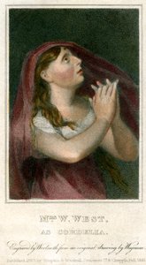 Fru W West som Cordelia, 1820.