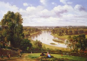Utsikt over Themsen fra Richmond Hill