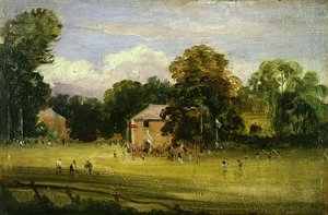 Landsbymessen, Østre Bergholt (olje på panel)
