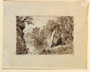 Imaginært landskap av Thomas Cole
