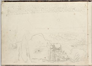Panorama av Firenze av Thomas Cole