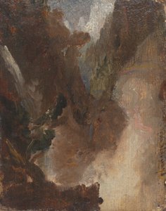 Studer for en scene fra Lord Byron av Thomas Cole