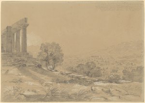 Juno-tempelet, Agrigento av Thomas Cole