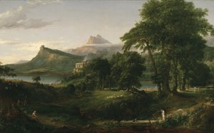 The Course of Empire: The Arcadian or Pastoral State, ca. 1836 (olje på lerret) av Thomas Cole