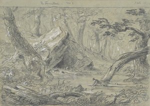 The Fountain, No. 1: The Wounded Indian Slaking His Death Thirst, 1843. av Thomas Cole