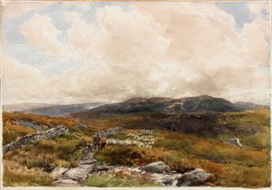 Moorland Scene (blyant)