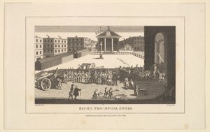 Richs Glory, or His Triumphant Entry into Covent Garden, desember 1732, 1. november 1809. av Thomas Cook