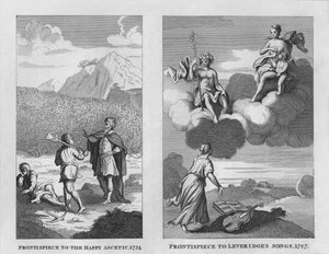 The Happy Ascetic, 1724, og Leveridges Songs, 1727, 1809, 1827.