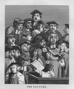 Forelesningen, 1808, 1827.