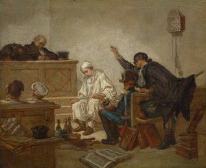 Pierrot i straffedomstolen av Thomas Couture