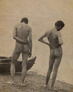 Thomas Eakins og John Laurie Wallace på en strand, 1883