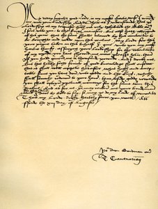 Brev fra Thomas Cranmer til Thomas Cromwell, Ford, 13. august 1537 av Thomas Cranmer