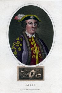 Pascal Paoli, korsikansk general og patriot fra 1700-tallet, 1820. av Thomas Dale