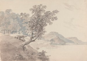 Akbarpur Gaut, nær Rahotas, India av Thomas Daniell