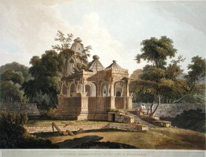 Et eldgammelt hindutempel i Rotas-fortet, Bahar, plate 12 fra 