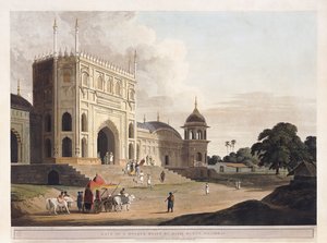Porten til en moske bygget av Hafiz Ramut, Pillibeat, 1825-1826