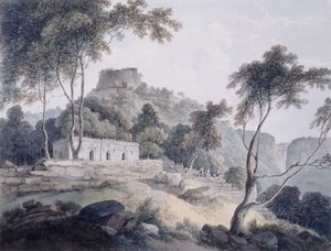 Rajghat, Rohtasgarh, Bihar, av Thomas Daniell