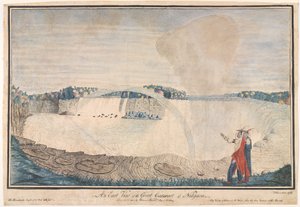 ?En østlig utsikt over den store katarakten i Niagara?, 1762