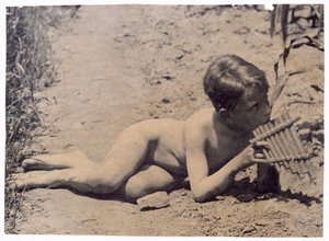 Ben Crowell Study for Arcadia, ca. 1883. av Thomas Eakins