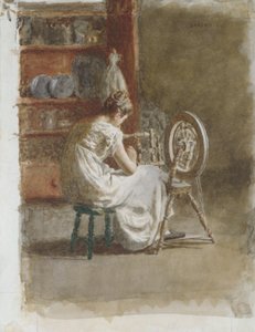Hjemmevevd stoff av Thomas Eakins