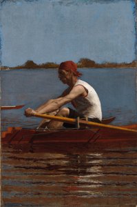 John Biglin i en enkeltsculler av Thomas Eakins