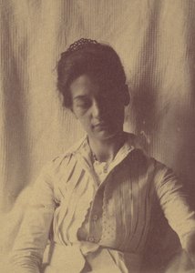 [Fru. Eakins or Her Sister Doll], 1880-90-tallet, 1880-90-tallet. av Thomas Eakins
