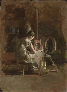 Skisser for "Home-Spun", 1881 av Thomas Eakins