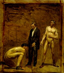 Studie til «Taking the Count» av Thomas Eakins