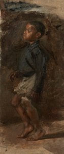 Studie for black Boy Dancing: The Boy, sannsynligvis 1877. av Thomas Eakins