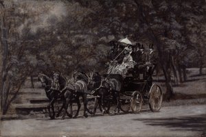 The Fairman Rogers Four-In-Hand (A May Morning in the Park) av Thomas Eakins