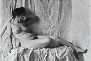 Uidentifisert modell, c. 1886-1892. av Thomas Eakins