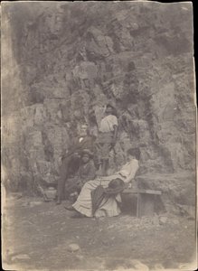 [William H. Macdowell og Margaret Eakins i Saltville eller Clinch Mountain, Virginia],..., 1880-82. av Thomas Eakins.