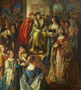 Kong Henry VII bøtelagt borgerne i Bristol fordi konene deres var så fint kledd av Thomas Edwin Mostyn