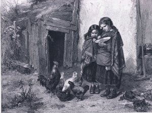 Pot Luck, fra The Magazine of Art 1893, Cassell and Company av Thomas Faed