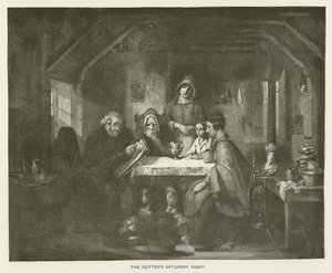 The Cotters lørdag kveld av Thomas Faed