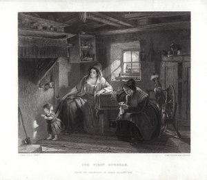 Den første solstrålen av Thomas Faed