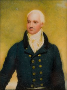 Portrett av Cecil Forester, ca. 1st Lord Forester, ca. 1830 (olje og elfenben) av Thomas Falcon Marshall
