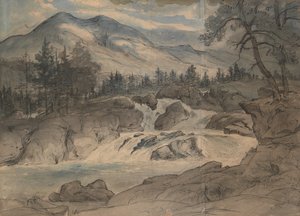 Labro-fossen, 1824-42. av Thomas Fearnley