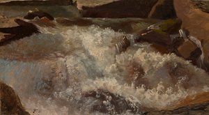 Villt vann. naturstudie av Thomas Fearnley