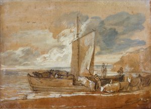 En storfeferge, 1784-1788. av Thomas Gainsborough